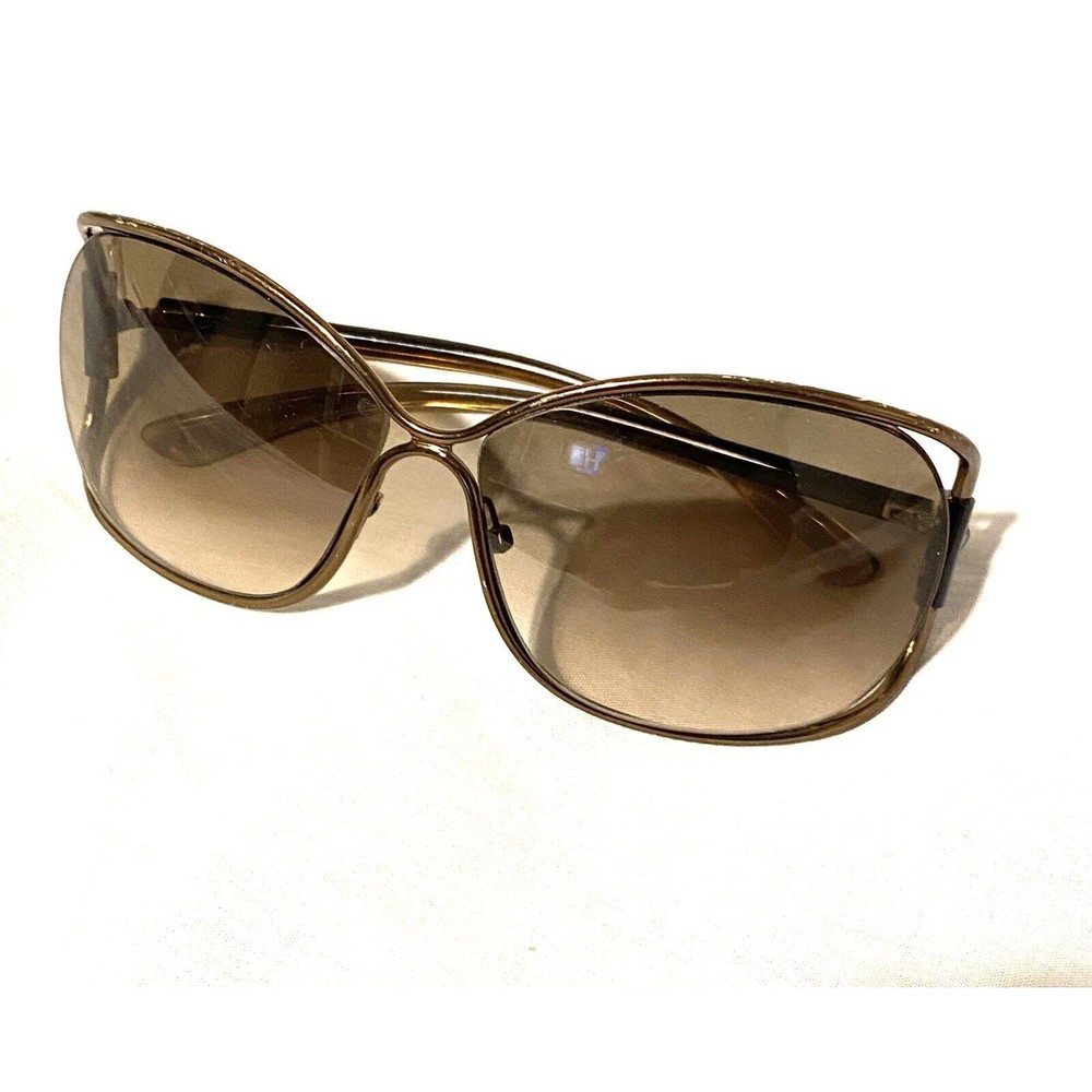 Tom Ford 158862 Eugenia Brown Oversized Women's Sunglasses 64mm